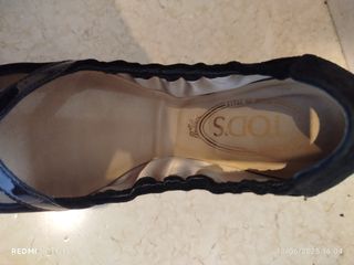 Tod's Ballerine Nere Scamosciate 38.5