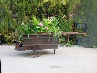 Braciere artigianale in ferro battuto