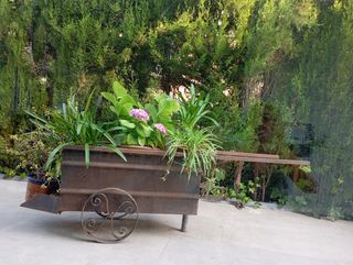 Braciere artigianale in ferro battuto