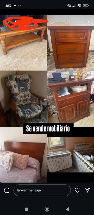 Muebles madera maciza