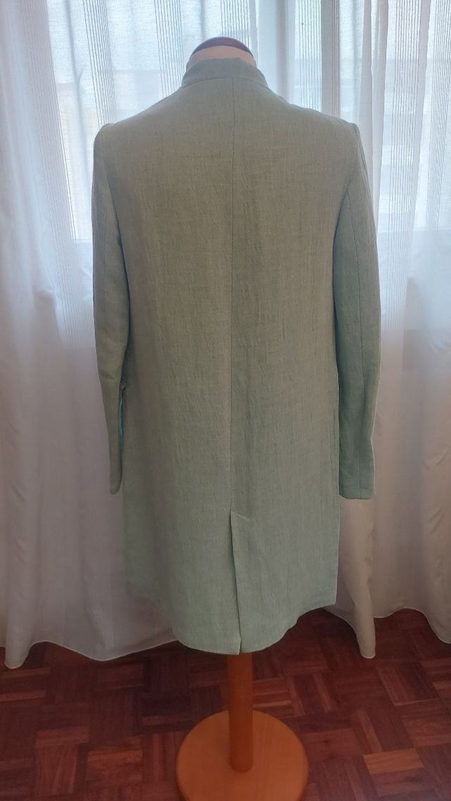 Abrigo ligero verde agua