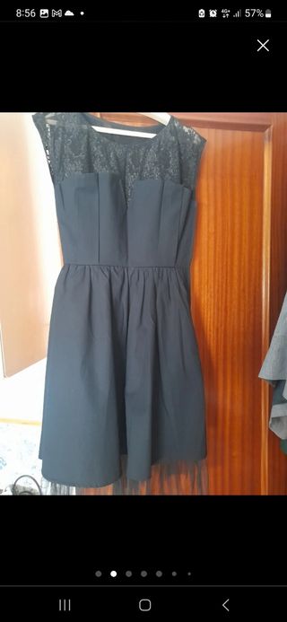 Vestido Naf Naf negro - Talla M