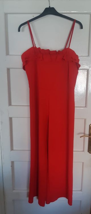 Mono rojo largo - elegante