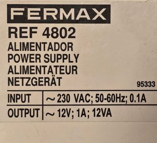 Alimentador Fermax 4802 - Nuevo