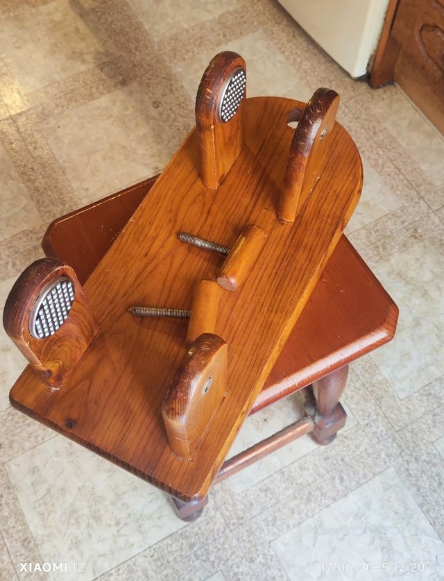 Jamonero madera antiguo