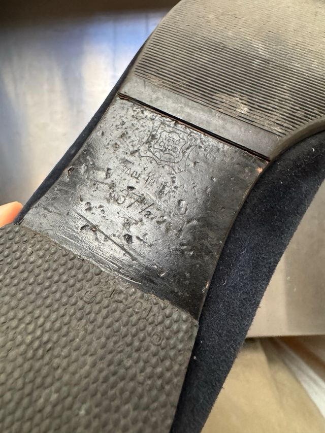 Ballerine Gianni Versace suede vintage 37.5