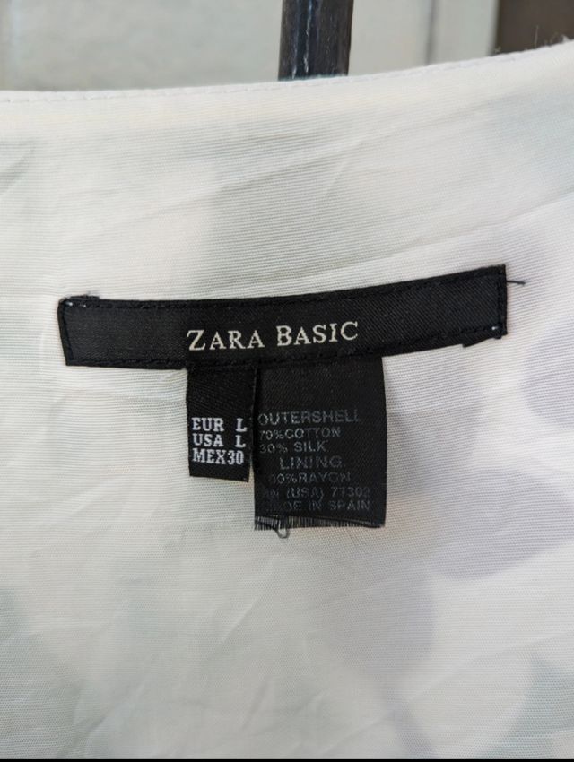 Vestido de flores de Zara 