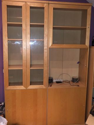 Mueble salón - Vitrina madera
