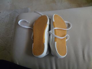 Zapatillas lona blancas niño