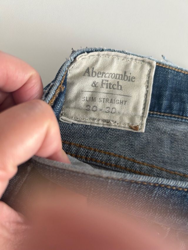 Vaqueros Abercrombie - Azul