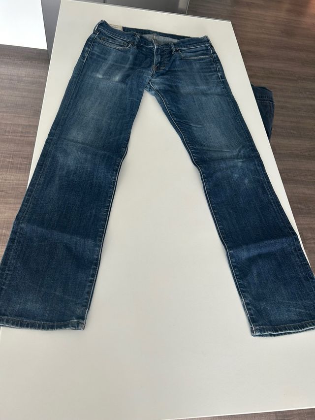 Vaqueros Abercrombie - Azul