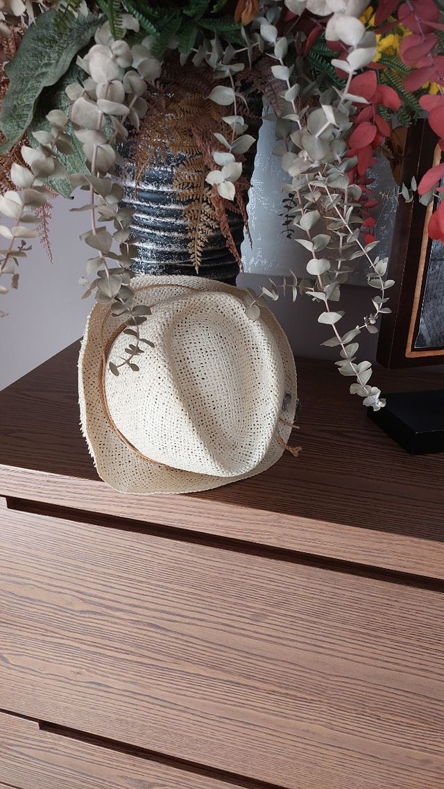 Sombrero playa beige