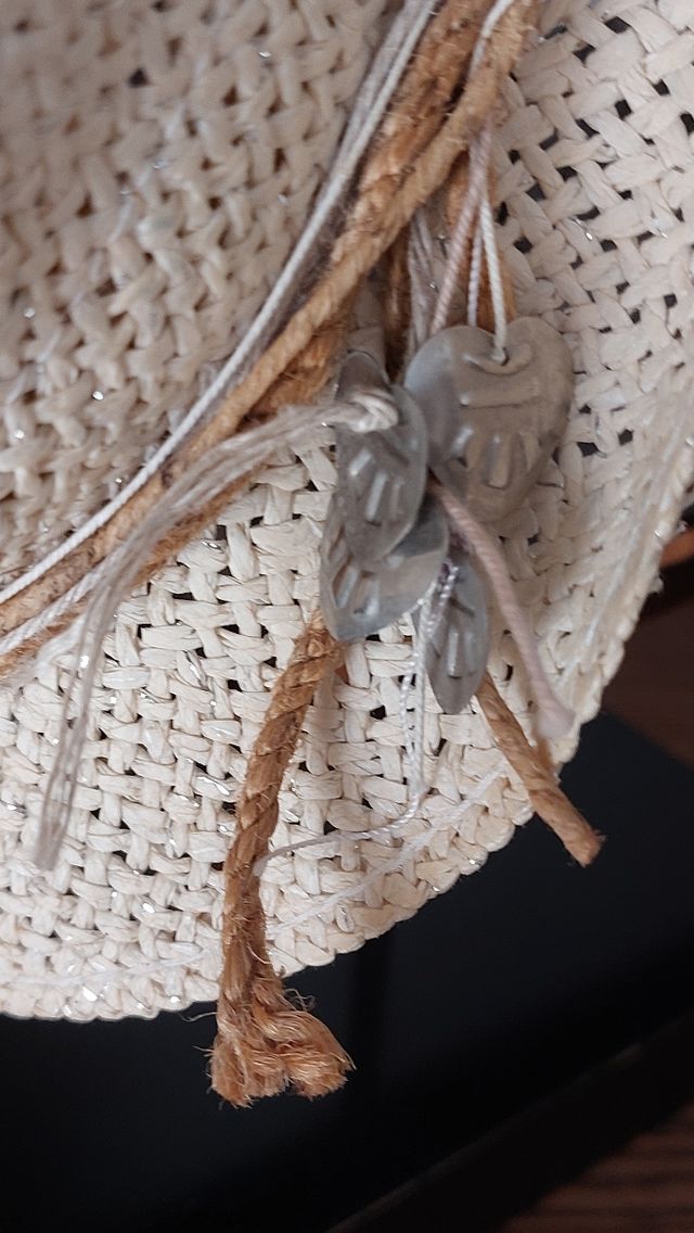 Sombrero playa beige