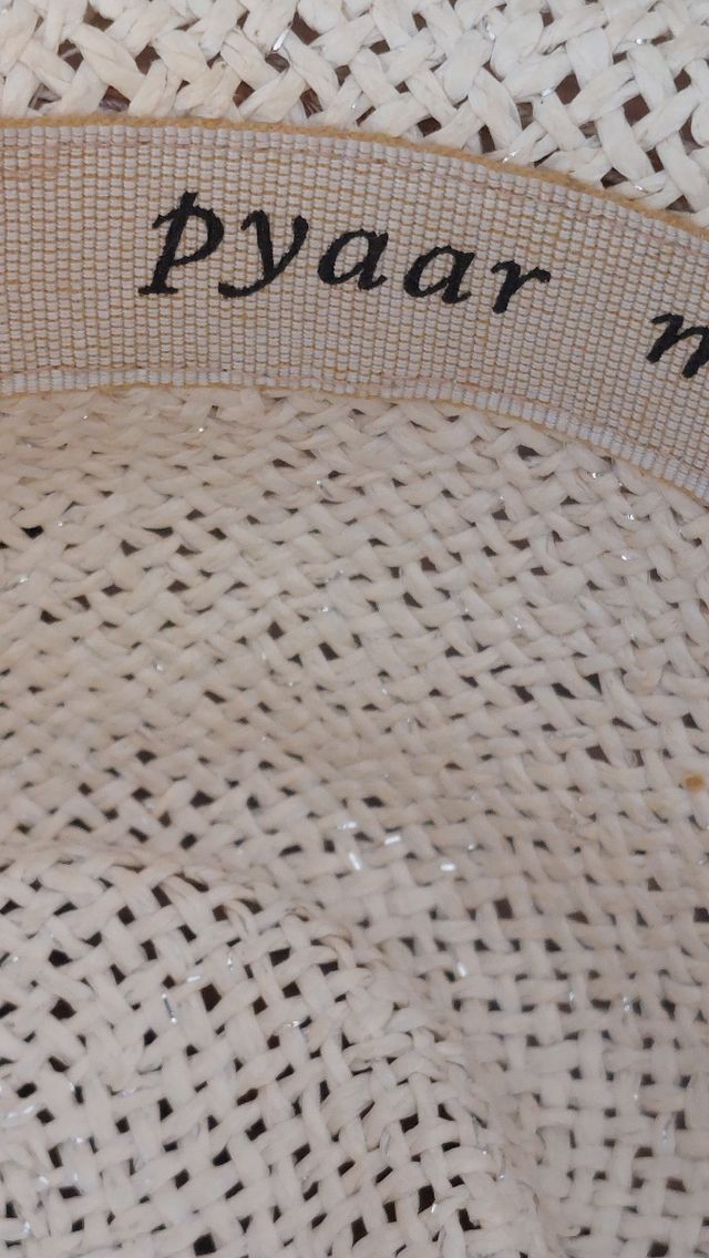 Sombrero playa beige