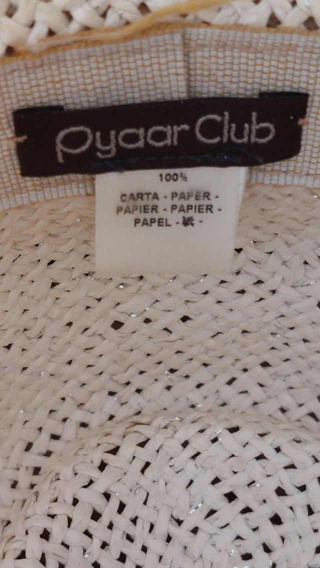 Sombrero playa beige