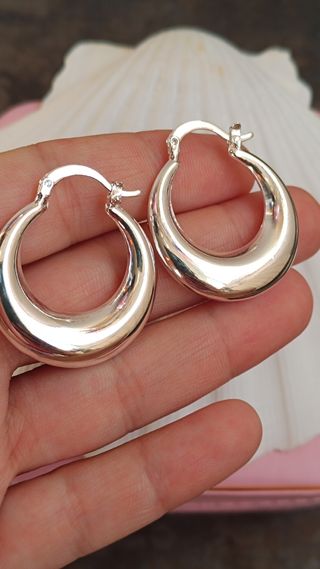 Aros Plata Pendientes Plata