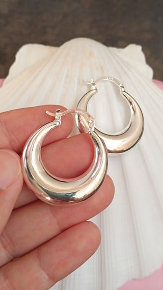 Aros Plata Pendientes Plata