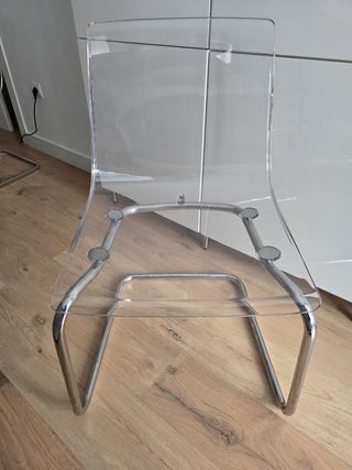5 Sillas transparentes modernas