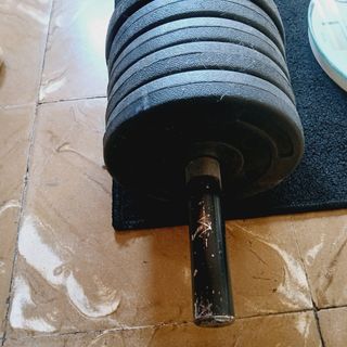 Barra Pesas 20kg + discos