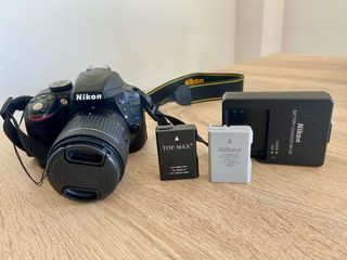 Nikon D3300 + objetivo 18-55mm
