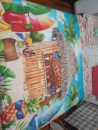 Fondo temático playa: cumpleaños o fiestas