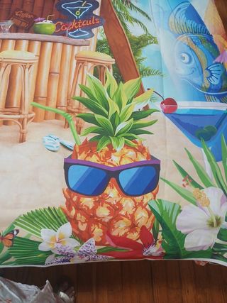 Fondo temático playa: cumpleaños o fiestas