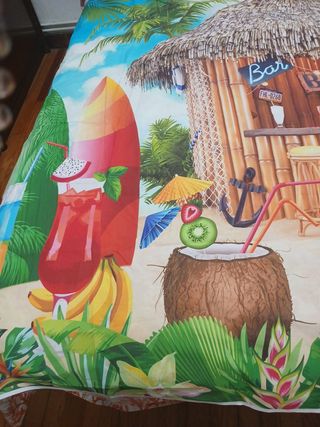 Fondo temático playa: cumpleaños o fiestas