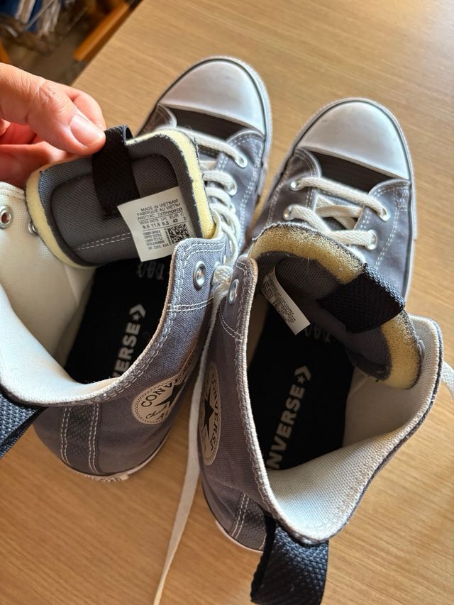 Converse All Star Grigie n.43