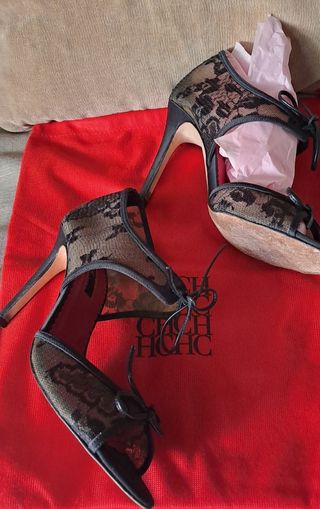 Sandalias Carolina Herrera negras