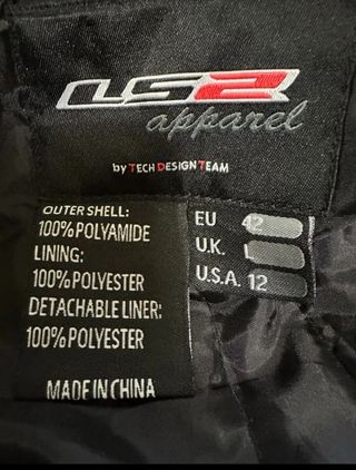 Chaqueta hombre cordura moto LS2