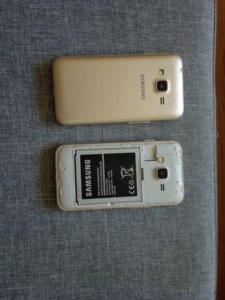 2 móviles Samsung Galaxy - dorados