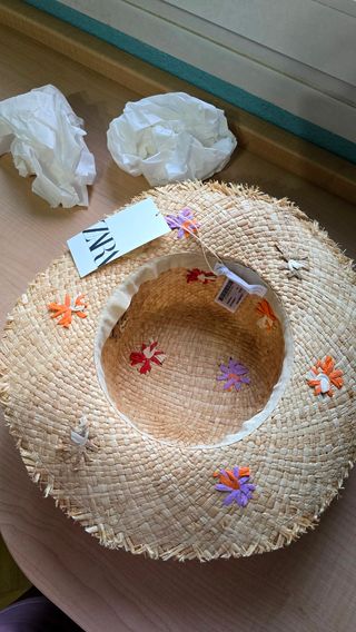 Sombrero Zara - flores