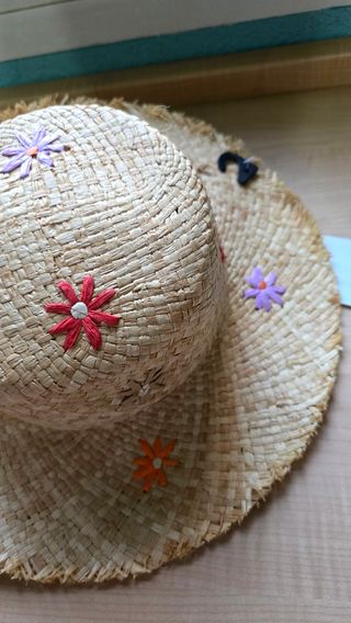 Sombrero Zara - flores