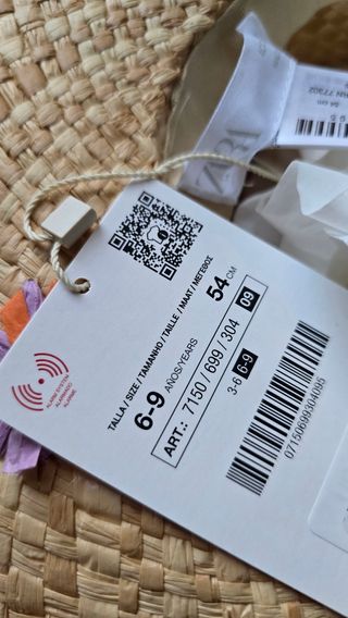 Sombrero Zara - flores