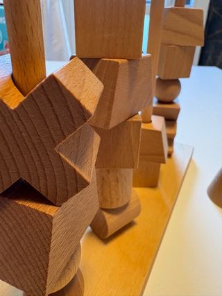 Puzzle geométrico madera