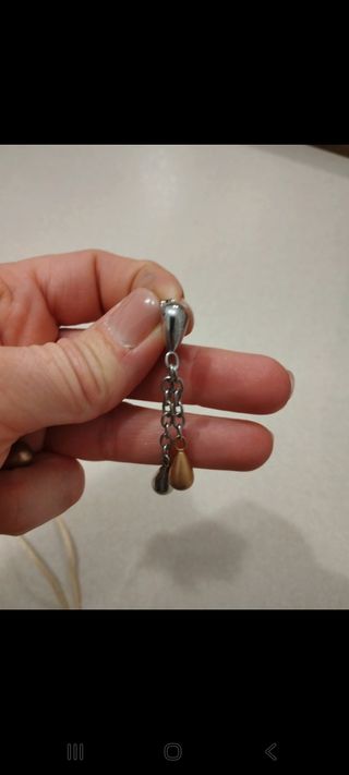 Parure argento e oro - Collana, braccialetto, orec