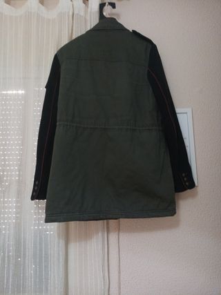Chaquetón militar verde oliva