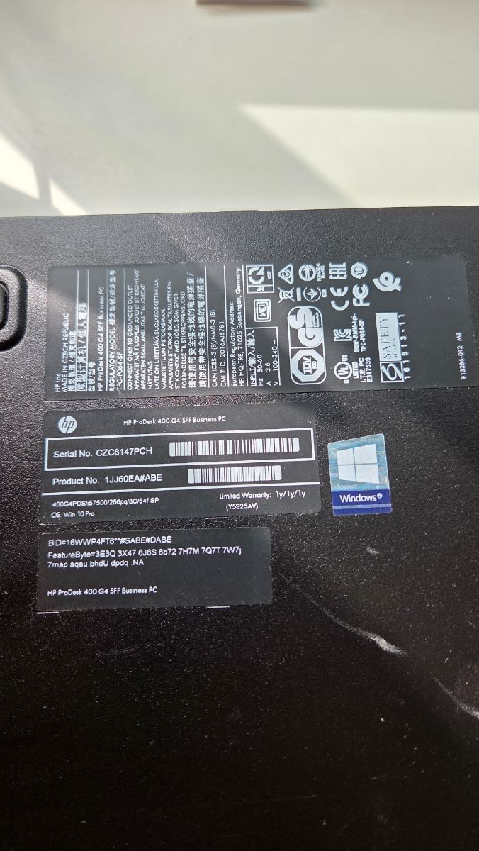 HP Prodesk 400 G4 PC afbeelding 2