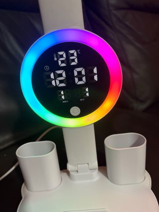 Lámpara escritorio LED 2 cabezales