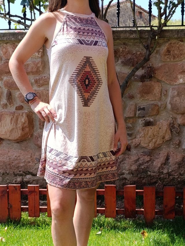 Vestido étnico talla S