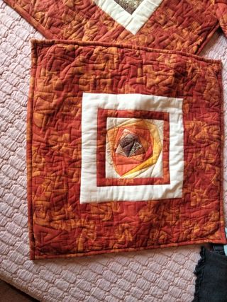 3 Fundas cojines patchwork otoñales
