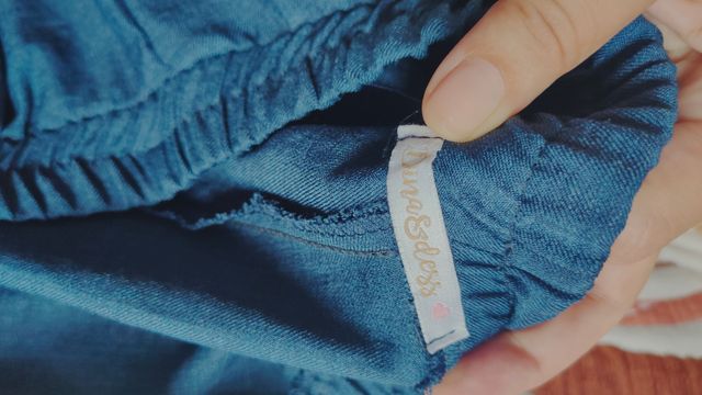 Pantalones fluidos Dina Dess - azules