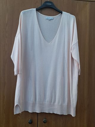 Jersey AMICHI rosa manga 3/4