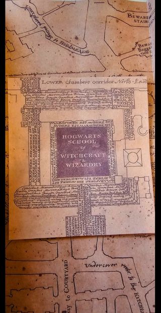 Mapa Merodeador Harry Potter