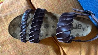 Sandali Art. 36 Marrone - Pelle Intrecciata