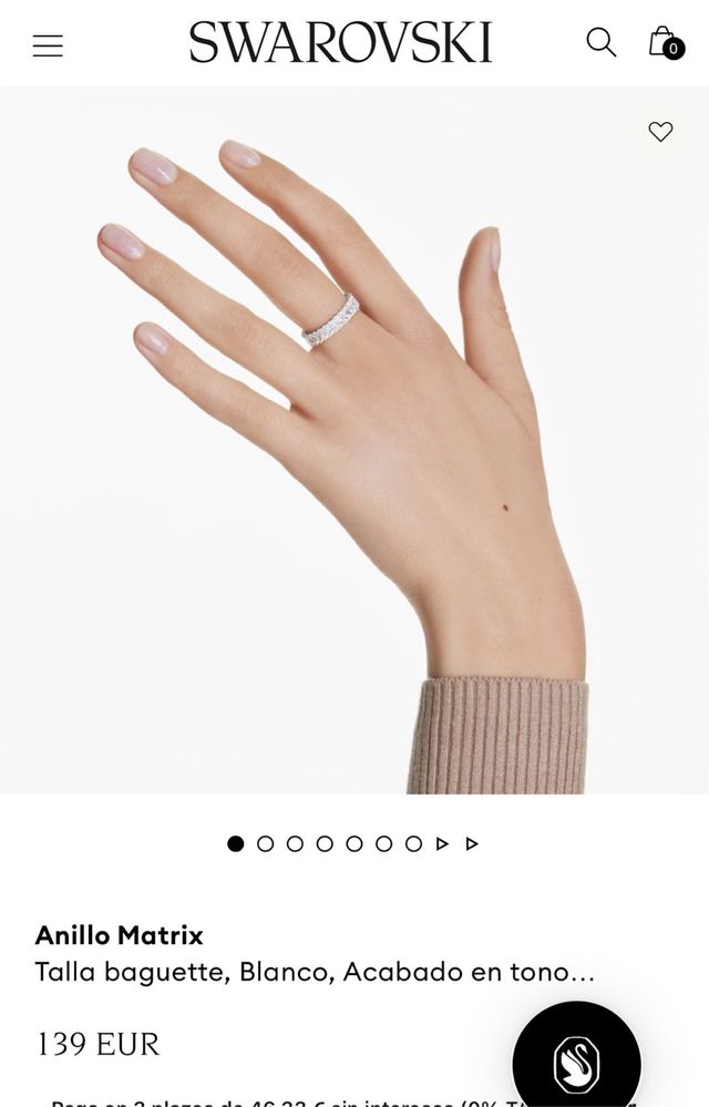 Anello SWAROVSKI in Argento