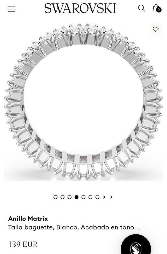 Anello SWAROVSKI in Argento