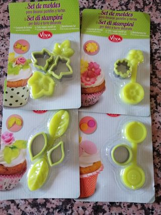 Set 4 stampi silicone Viva Decor