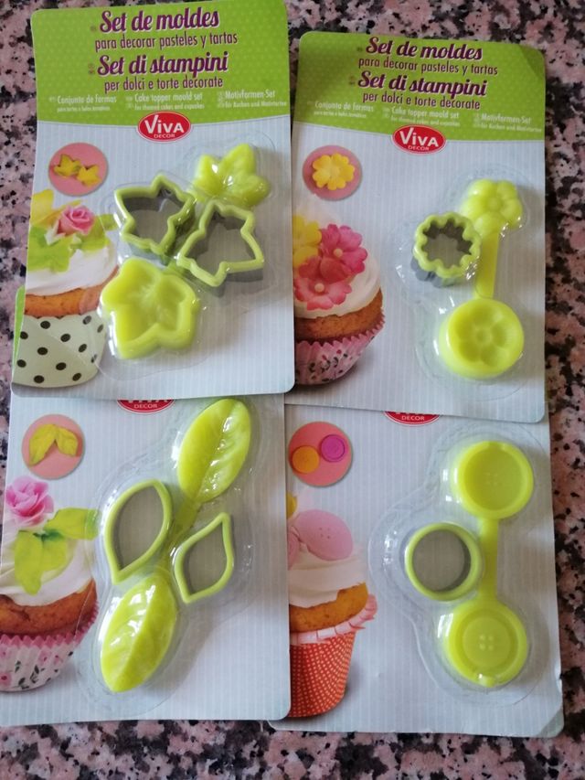 Set 4 stampi silicone Viva Decor