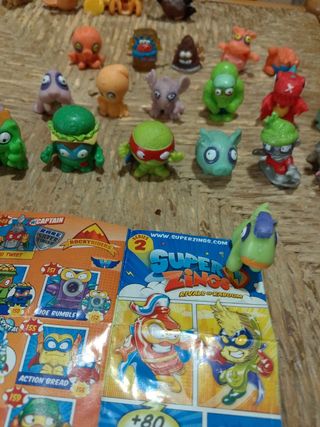 SuperZings: 26 figuras más folleto Y lo de mas
